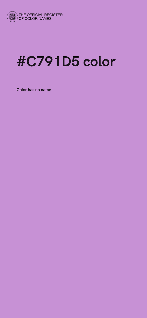 #C791D5 color image