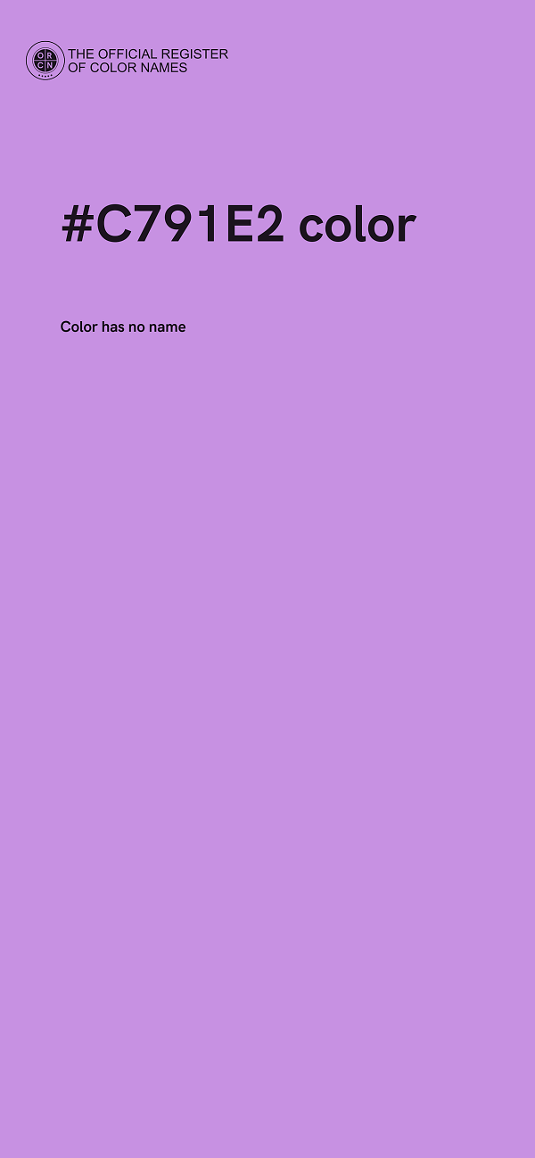 #C791E2 color image