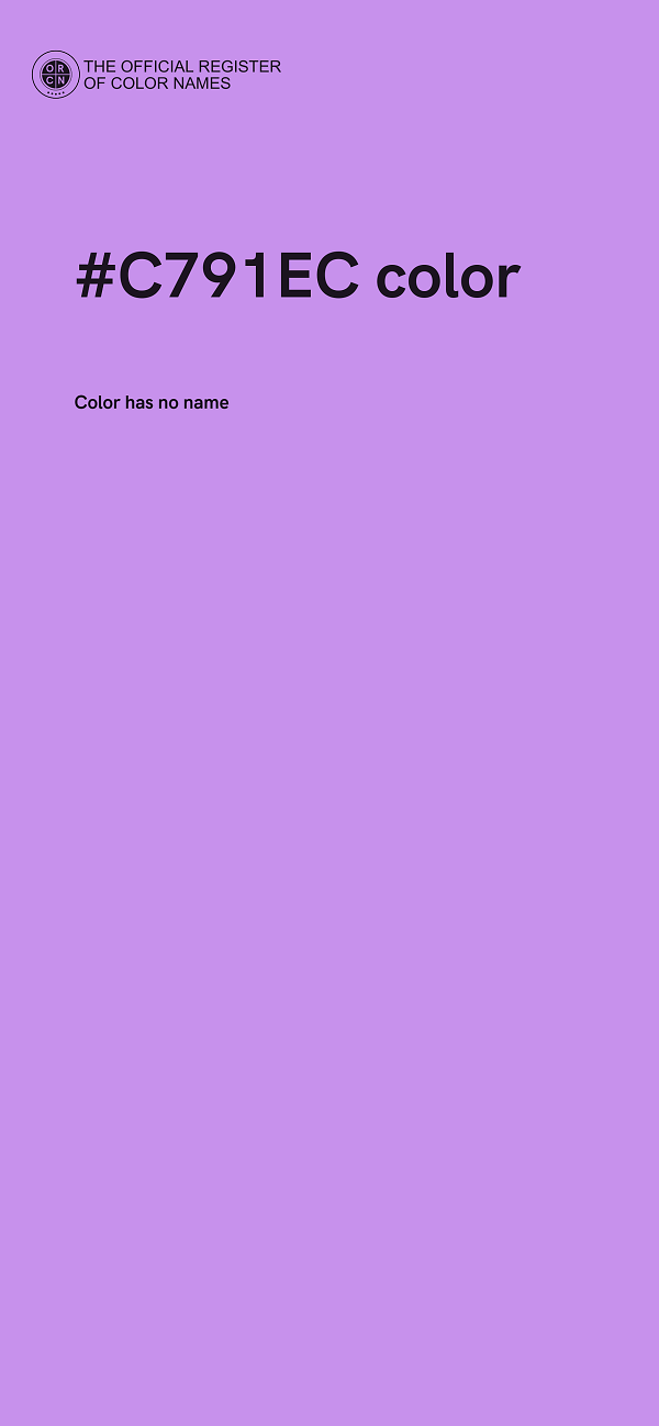 #C791EC color image