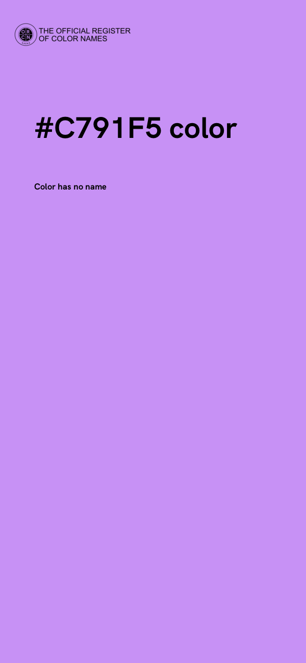 #C791F5 color image