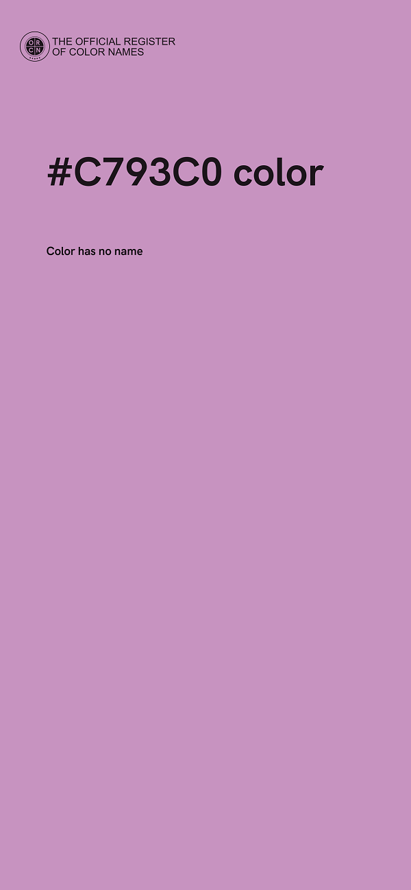 #C793C0 color image
