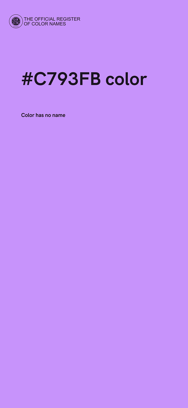 #C793FB color image