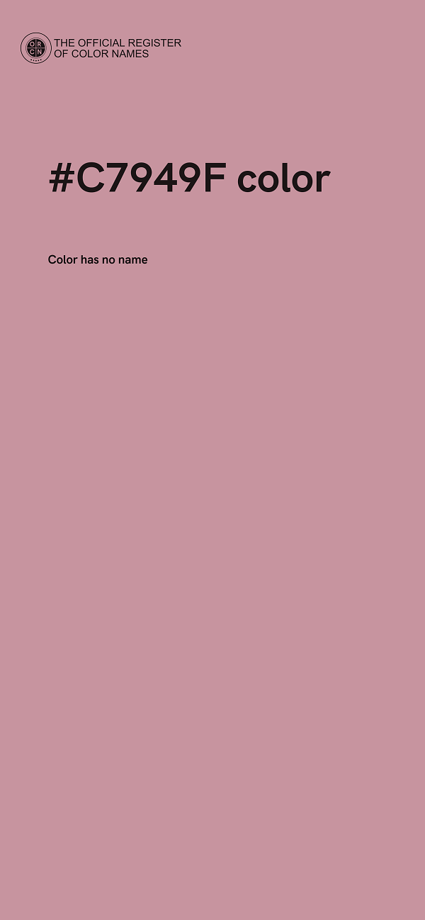 #C7949F color image