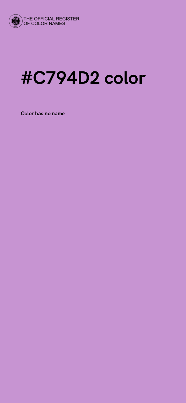 #C794D2 color image