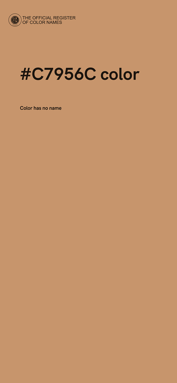 #C7956C color image