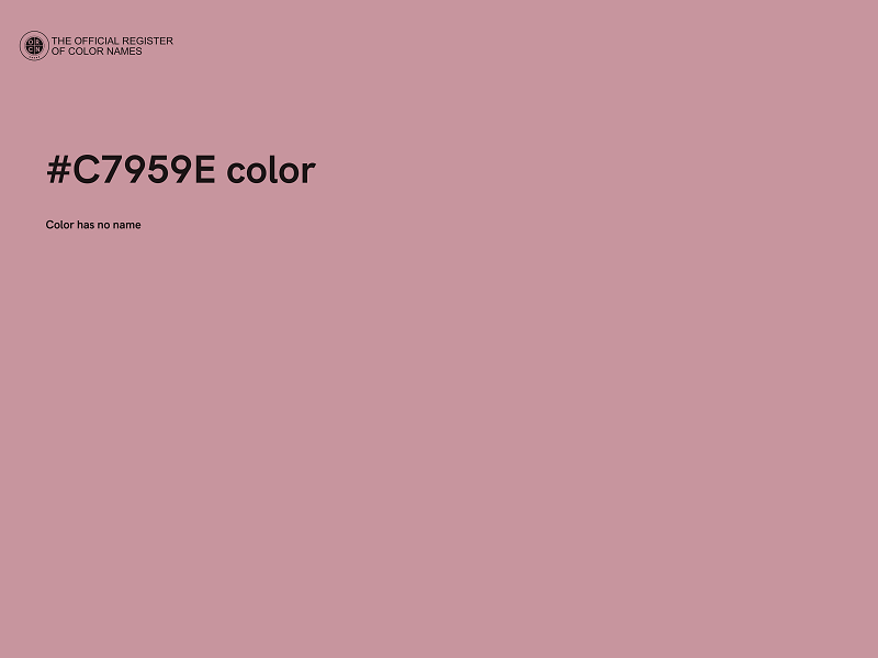 #C7959E color image