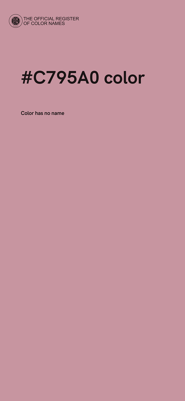 #C795A0 color image