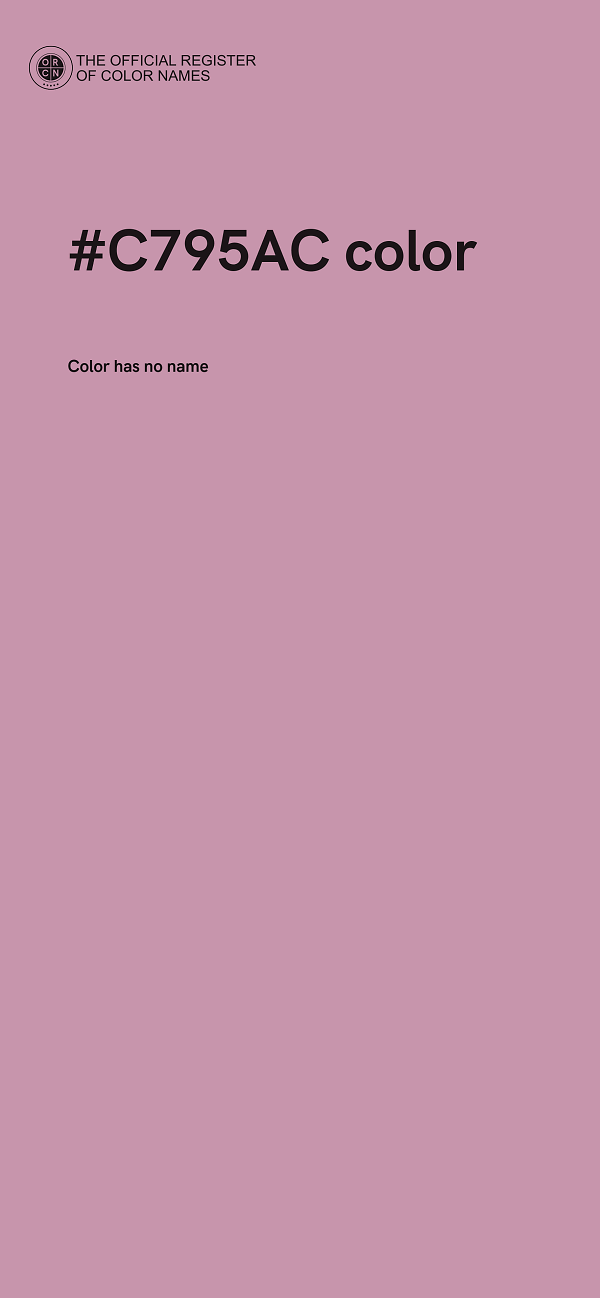 #C795AC color image