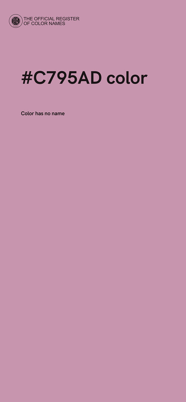 #C795AD color image
