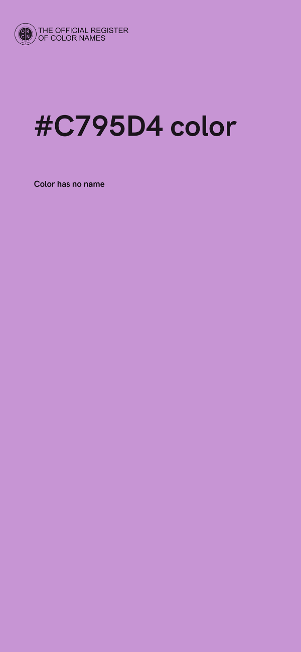 #C795D4 color image