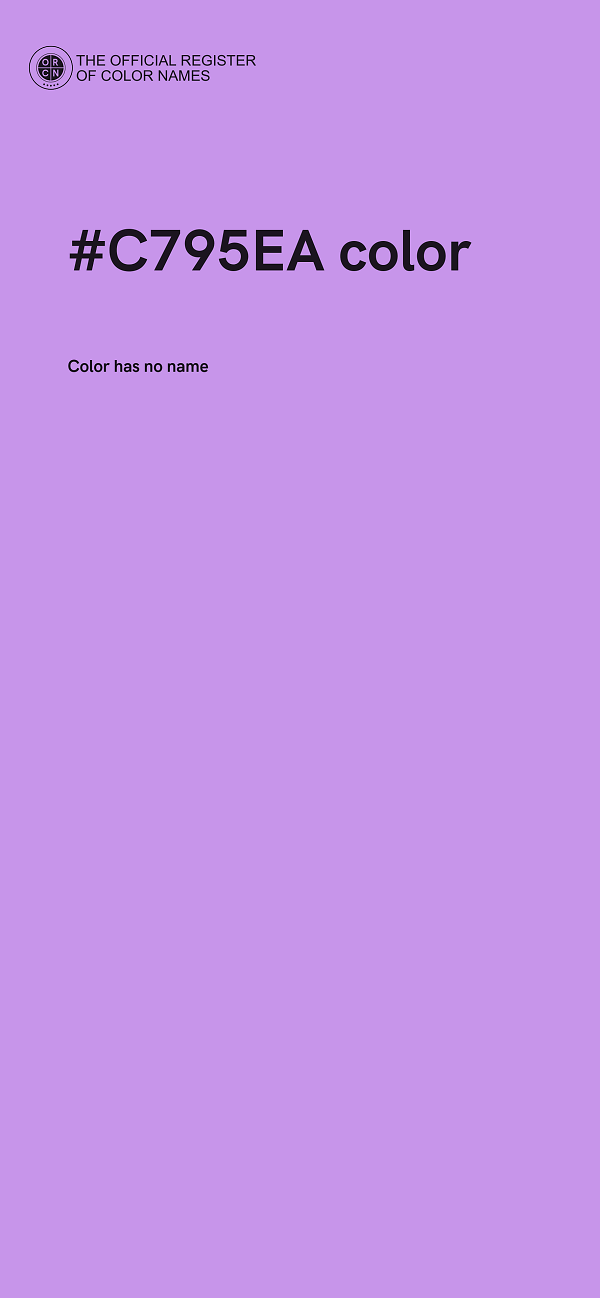 #C795EA color image