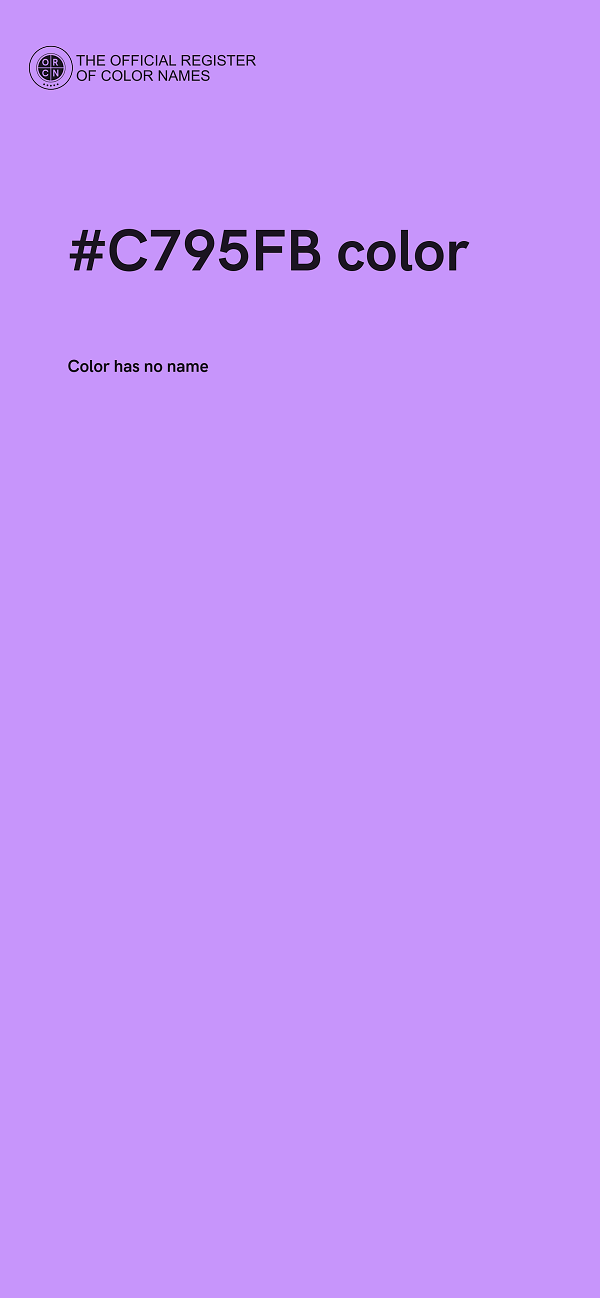 #C795FB color image