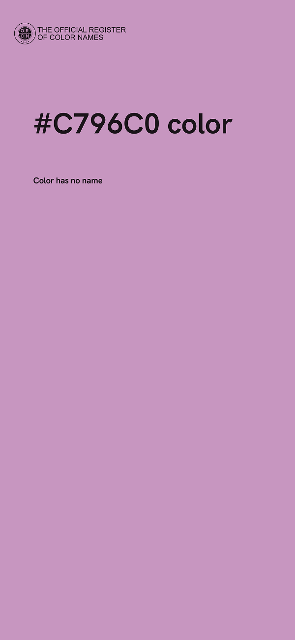 #C796C0 color image