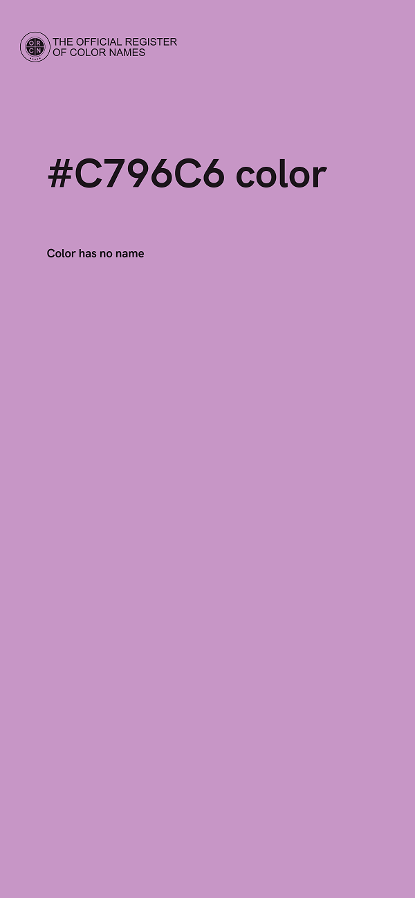 #C796C6 color image