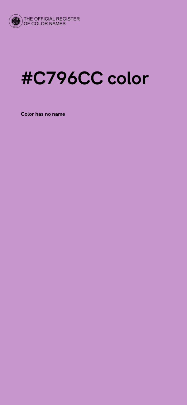 #C796CC color image