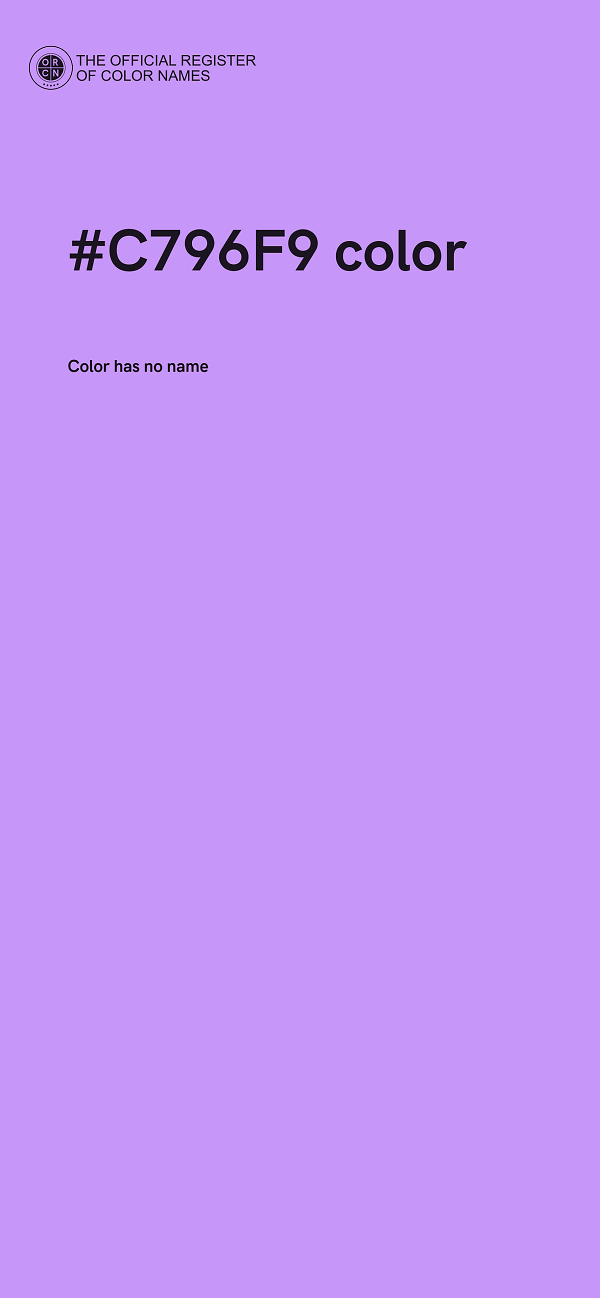 #C796F9 color image