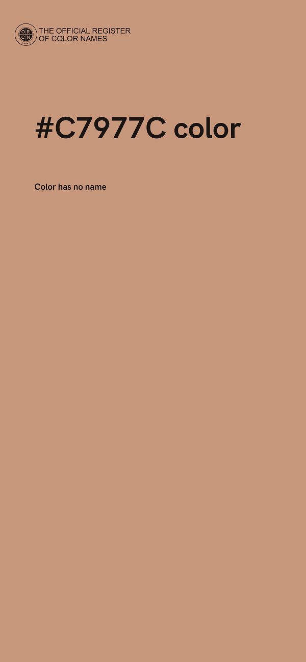 #C7977C color image