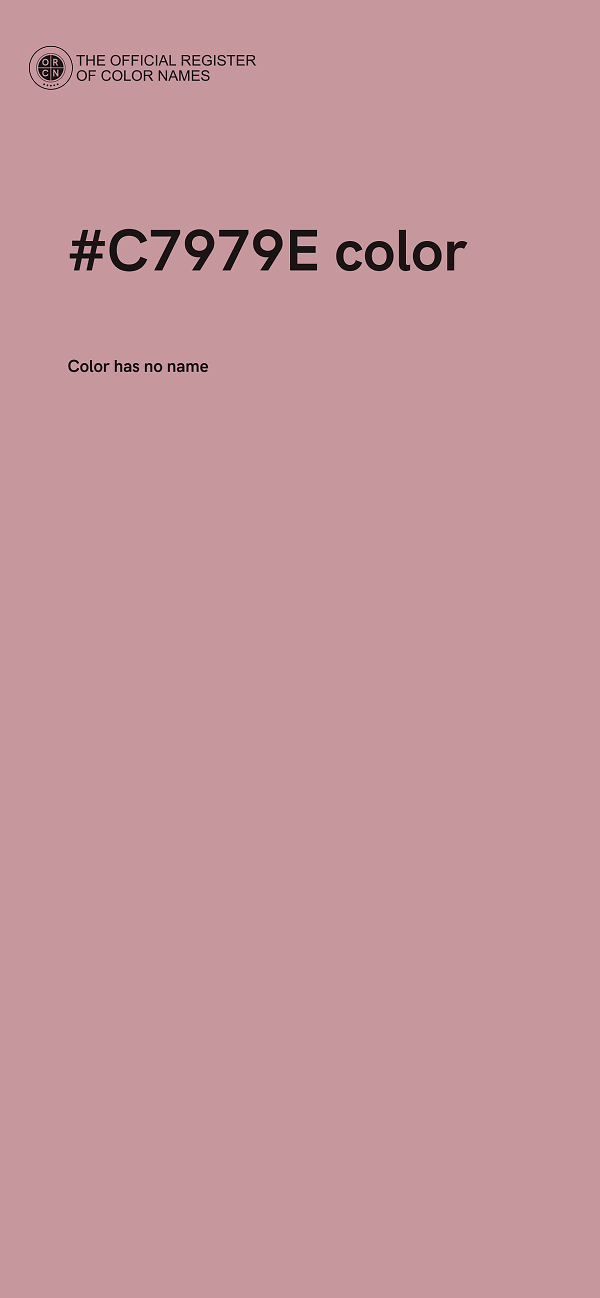 #C7979E color image