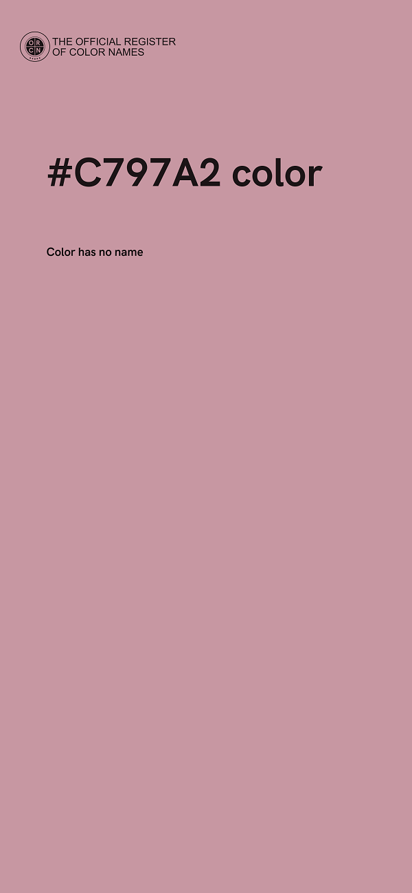 #C797A2 color image