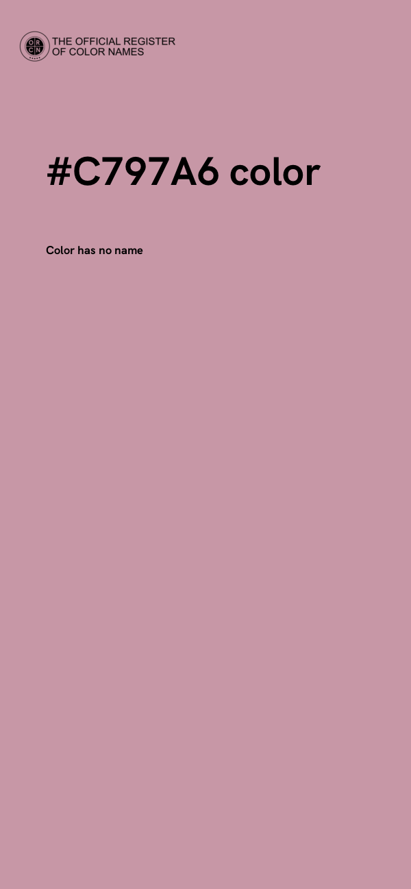 #C797A6 color image