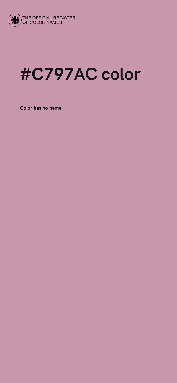 #C797AC color image