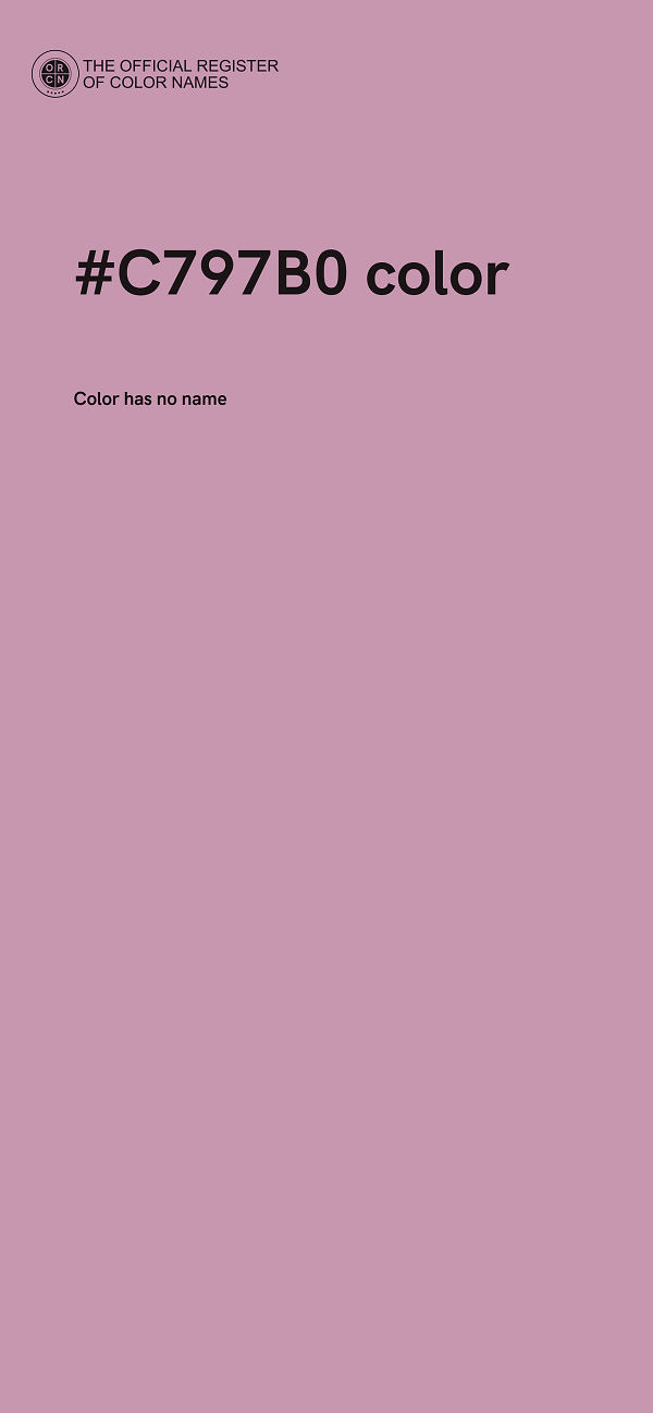 #C797B0 color image