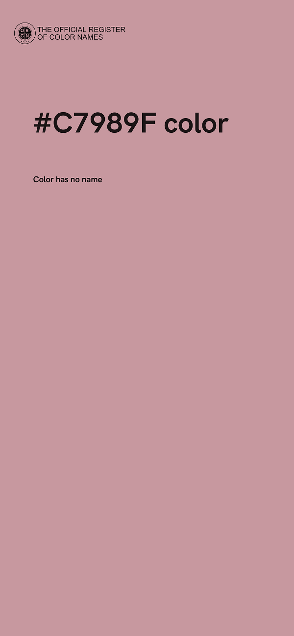 #C7989F color image