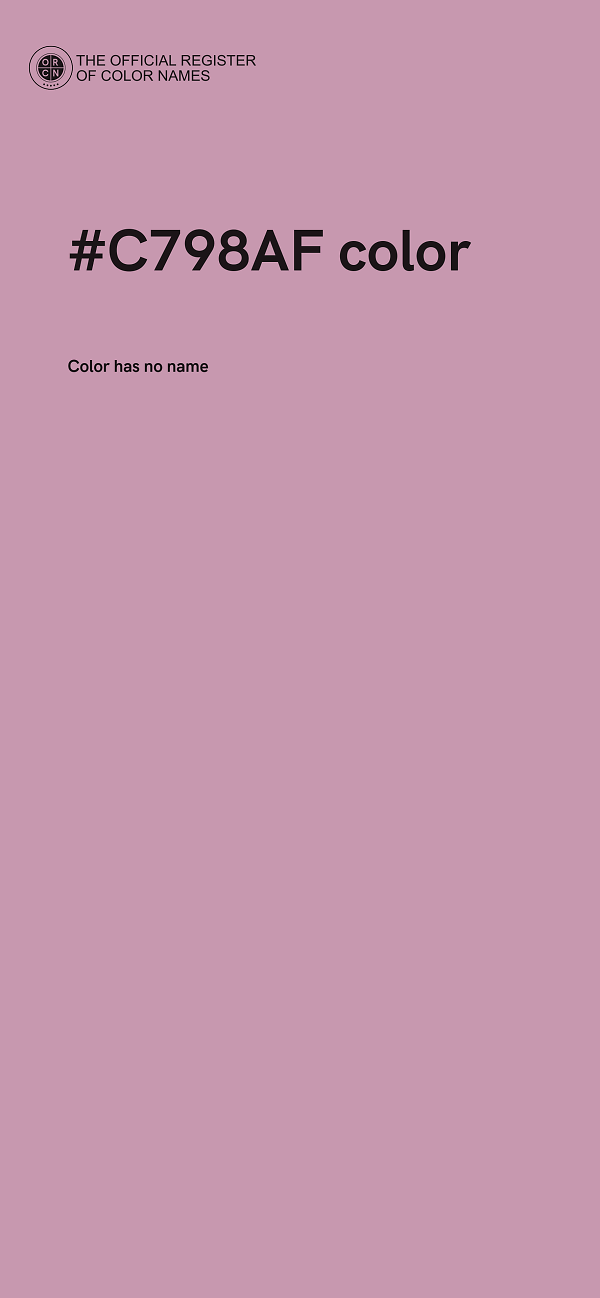 #C798AF color image