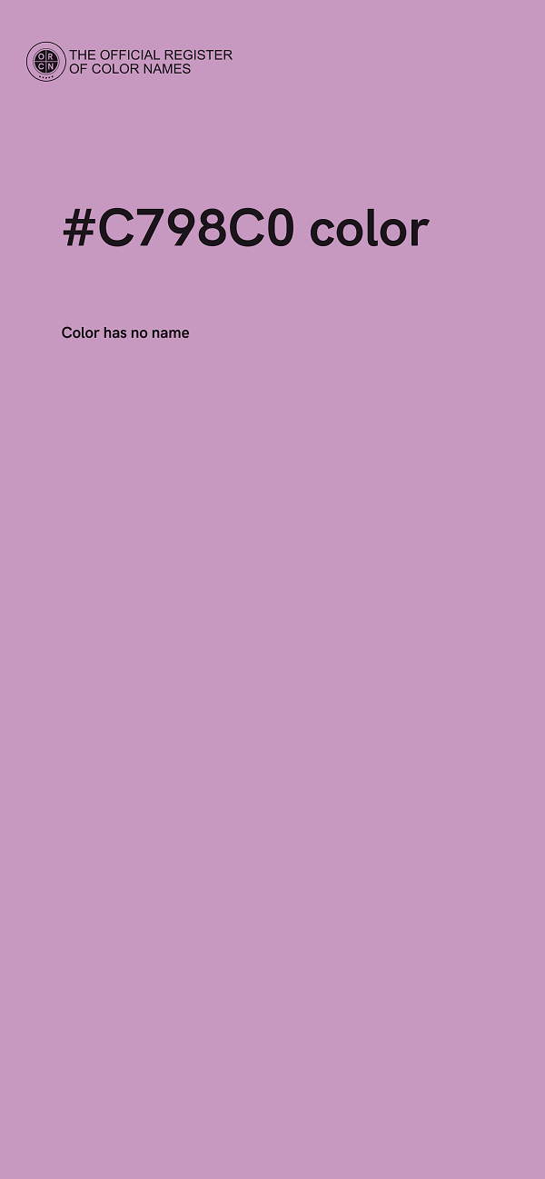 #C798C0 color image