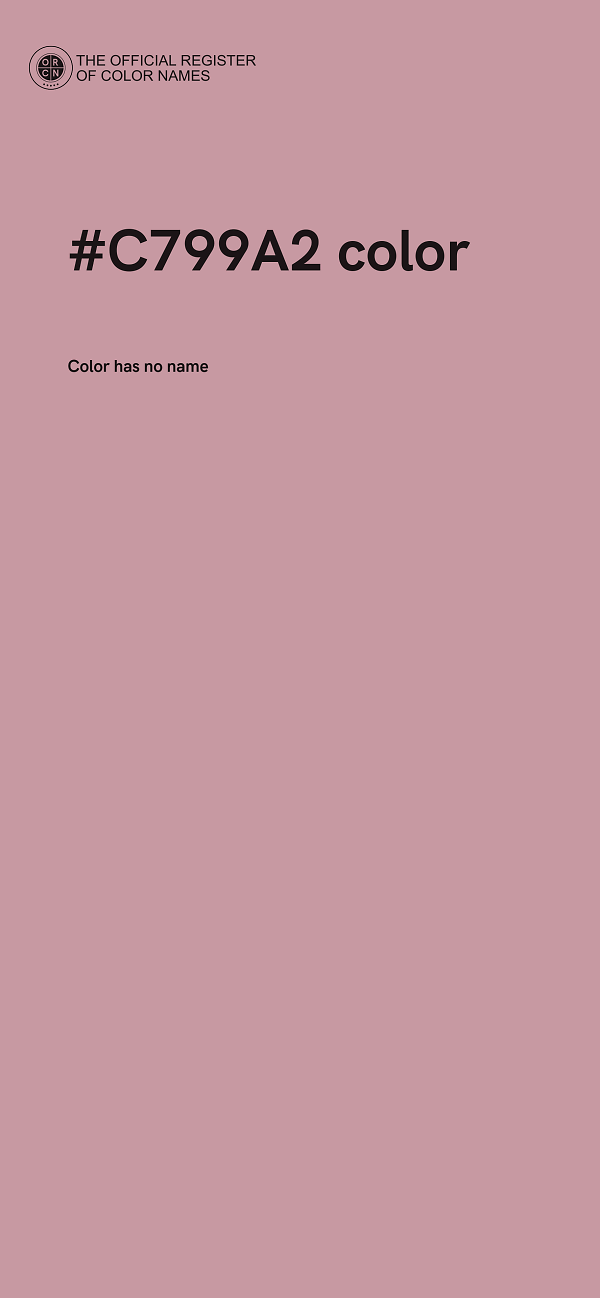#C799A2 color image