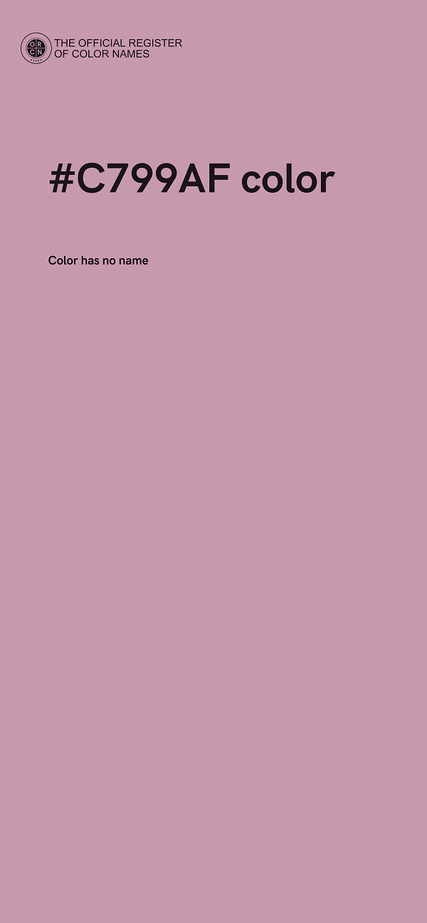 #C799AF color image