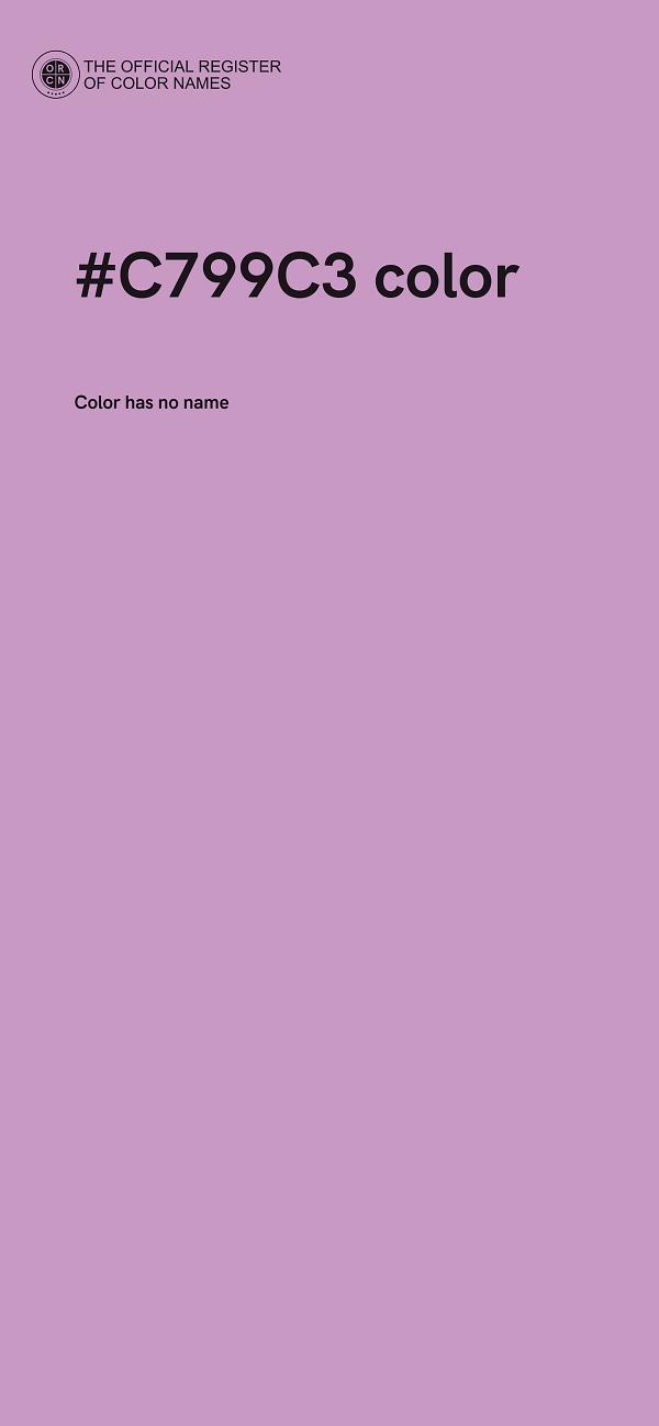 #C799C3 color image