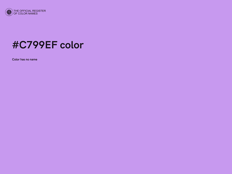 #C799EF color image