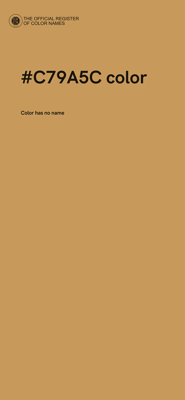 #C79A5C color image