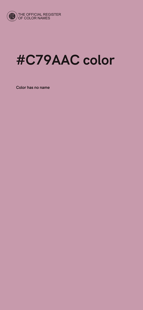 #C79AAC color image