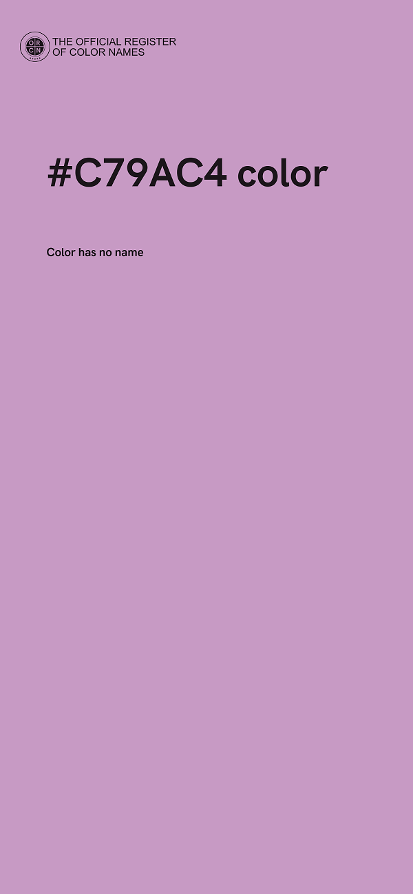 #C79AC4 color image