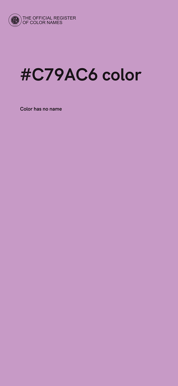 #C79AC6 color image