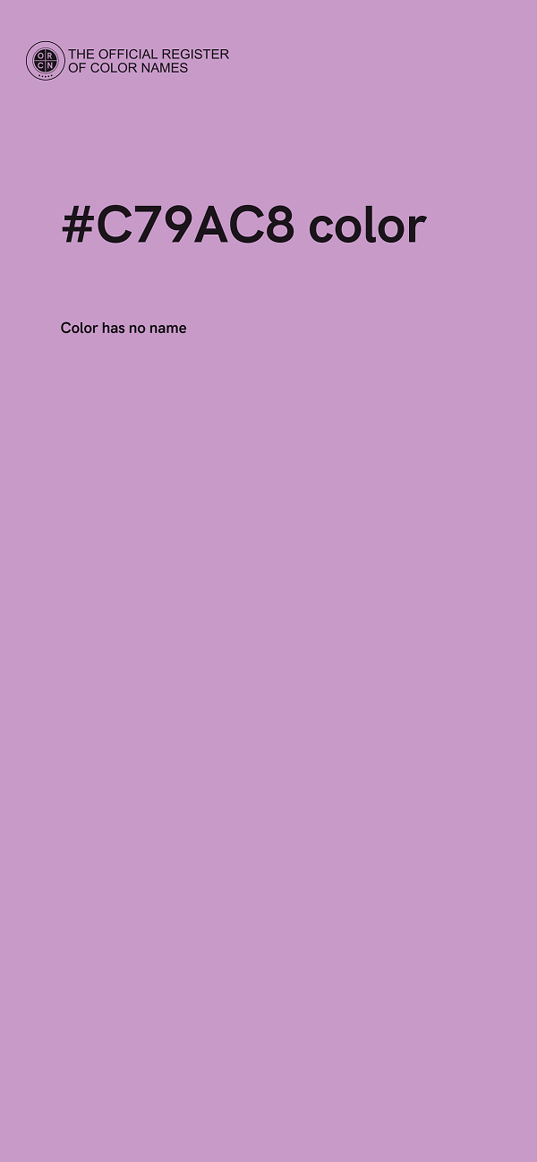 #C79AC8 color image