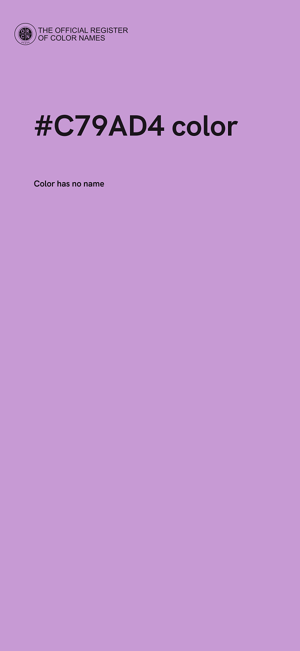 #C79AD4 color image