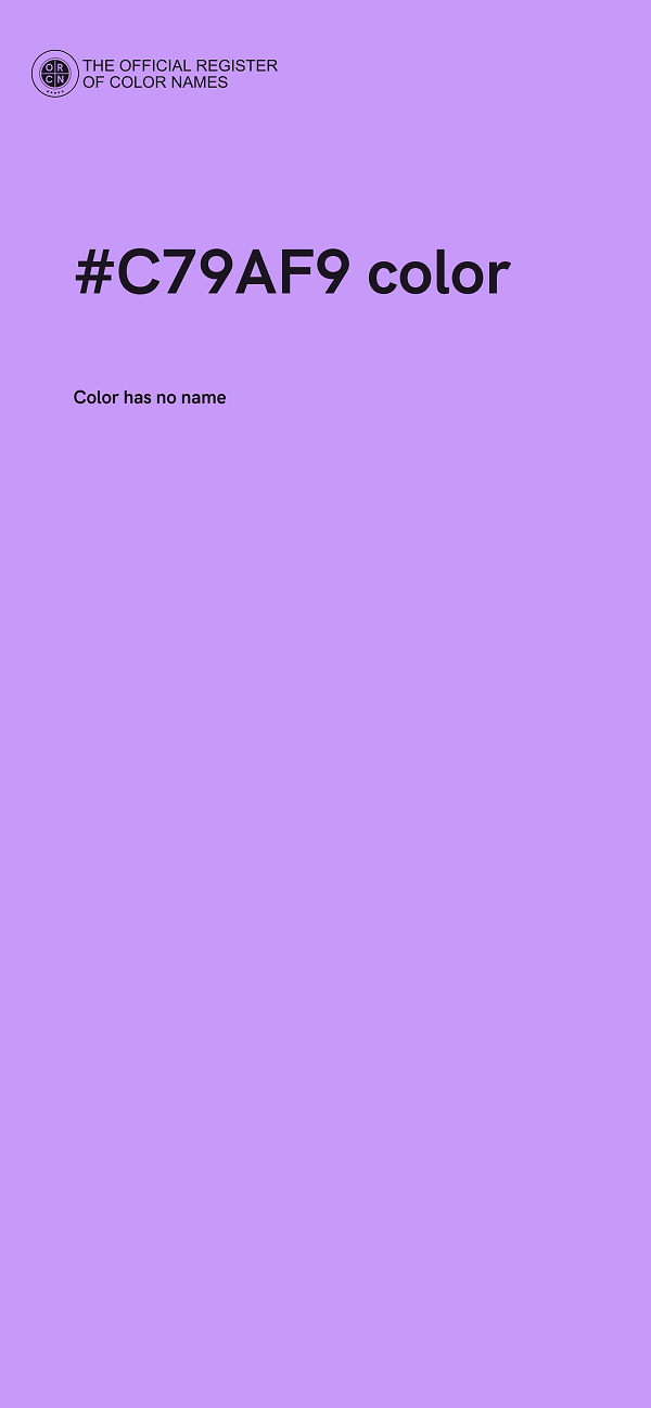 #C79AF9 color image