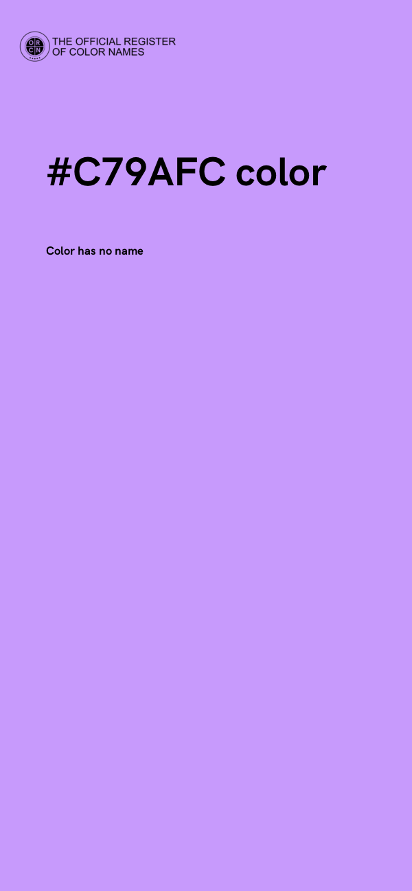 #C79AFC color image