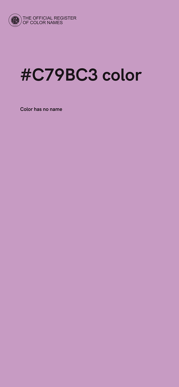 #C79BC3 color image