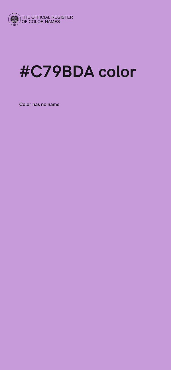 #C79BDA color image