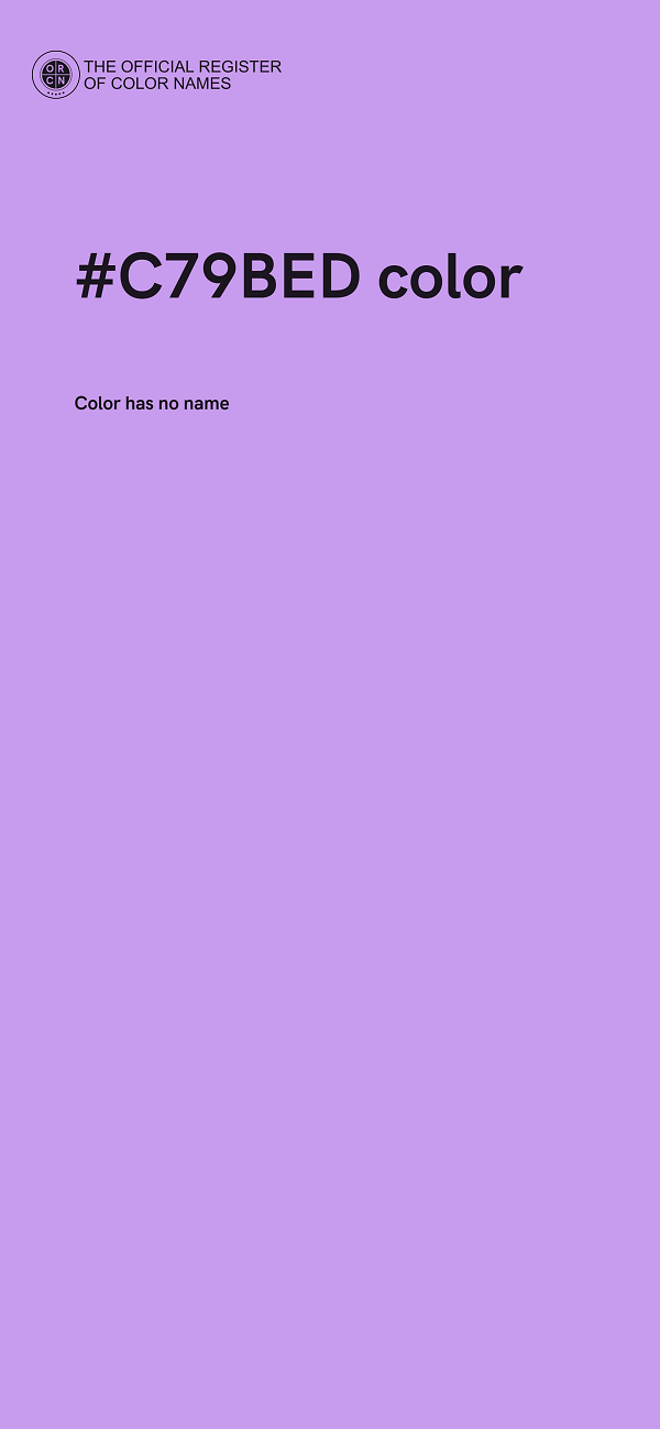 #C79BED color image