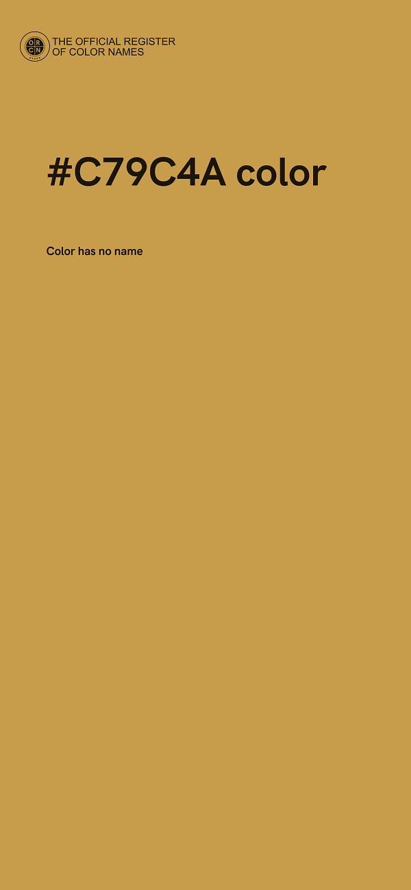 #C79C4A color image
