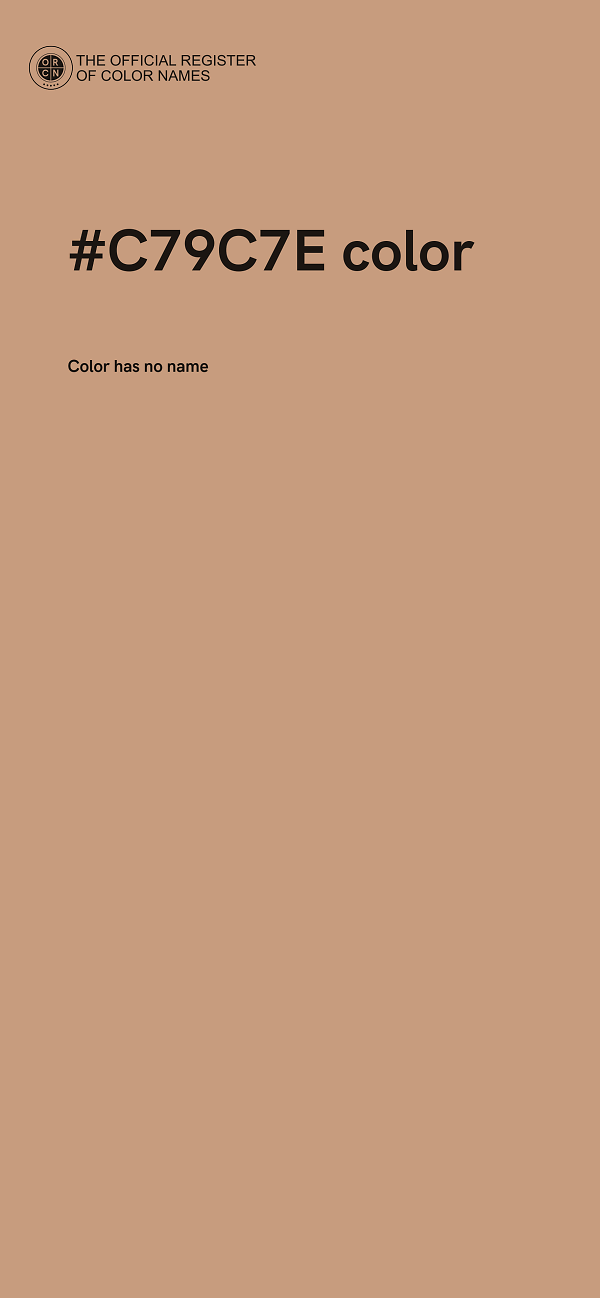 #C79C7E color image