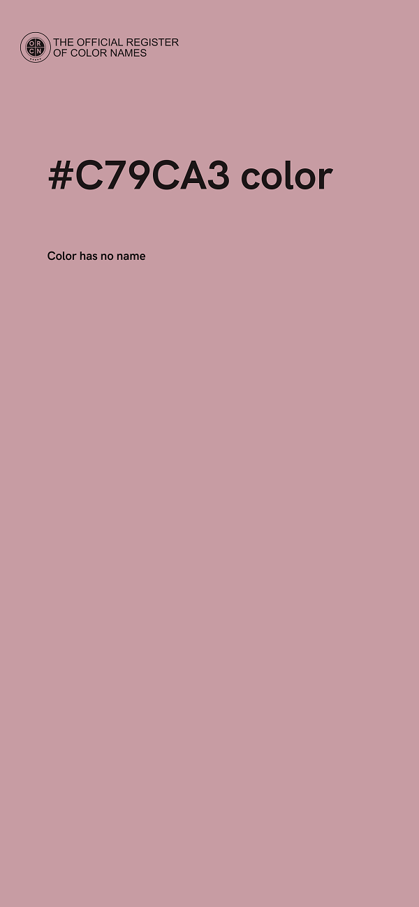 #C79CA3 color image