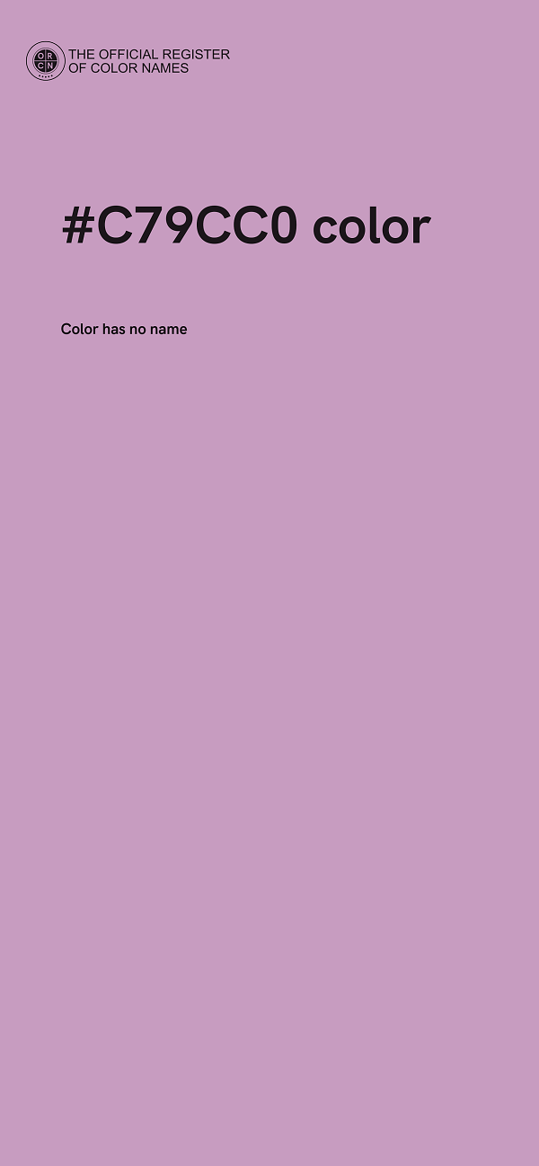 #C79CC0 color image