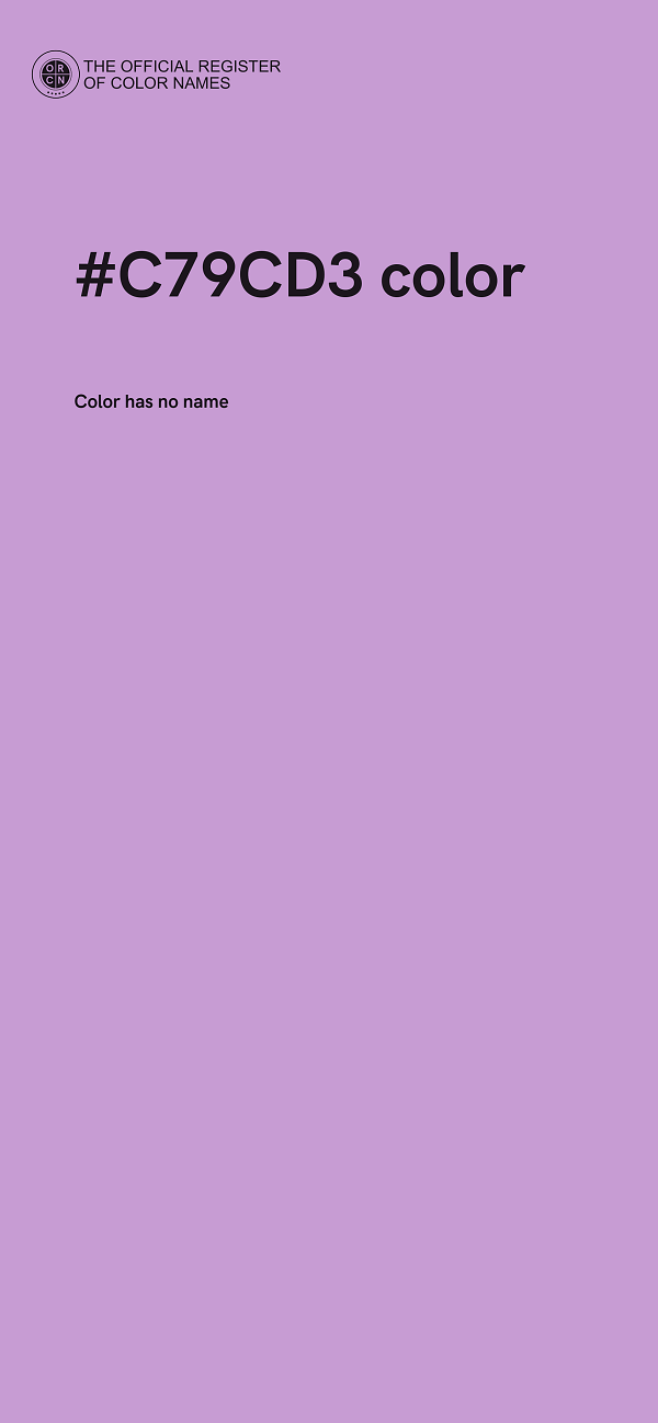 #C79CD3 color image