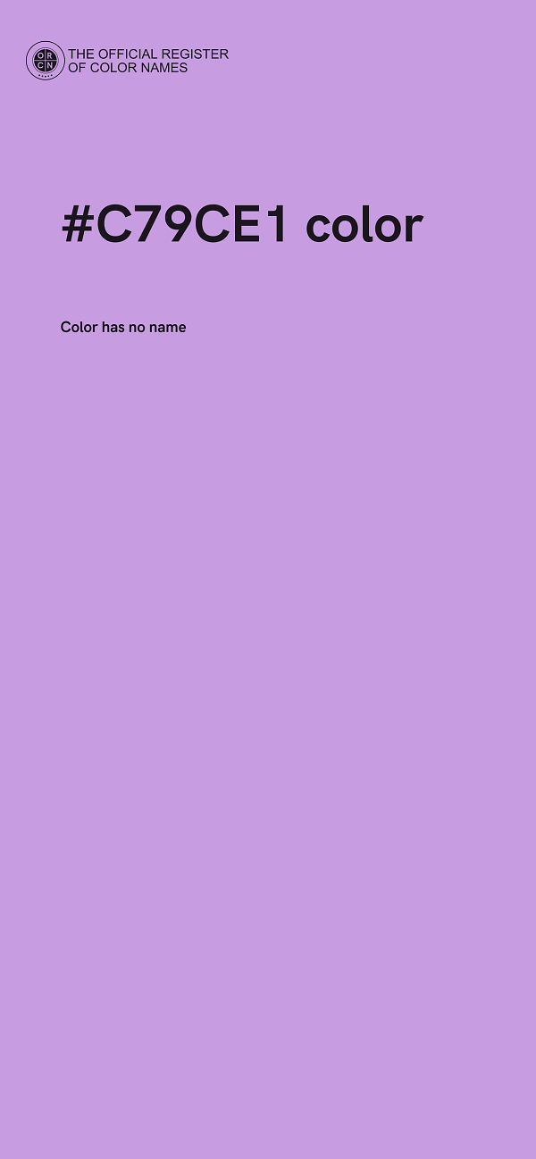 #C79CE1 color image